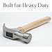 1 pack Wood Sledge hammer handle replacement for 2, 3 and 4 lb Complete Set with Wooden and Steel Wedges - Wood replacement ball pien hammer handle - Wood tool handle - Wooden handle hammers in bulk