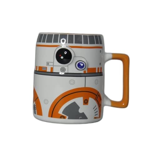 Taza desayuno Star Wars Ceramica relieve - BB8 - 10 cm altura - 350 ml Mugs con Relieve personaje de BB8