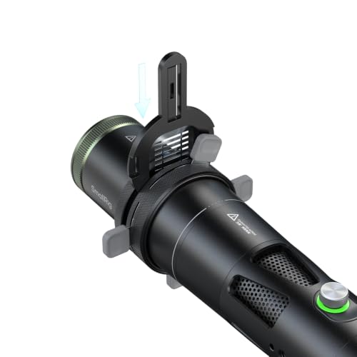 Image of SmallRig RF 20C 20W LED Photography Flashlight, 5 Colors & SP Air Spotlight | 10000mAh Portable Zoomable Spotlight with 20 Pattern Gobos, 4X Brightness Snoot with 10 Metal Gobos for Portrait Video - 6377