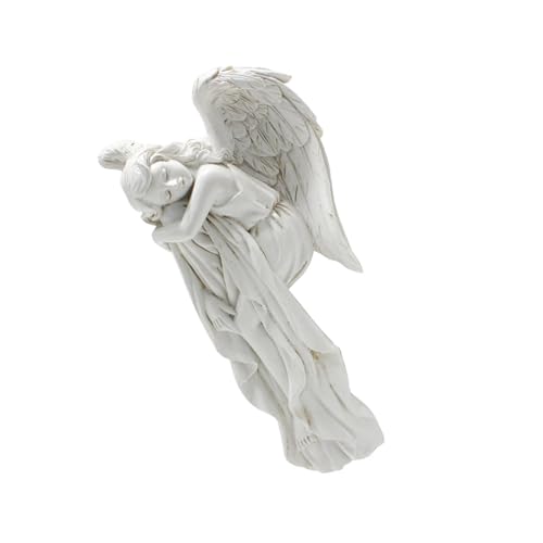 mioosho Angelic Window Frame Ornament Elegant Resin Sculpture Door Frames for Home Decoration Art Lovers and Interior Designers