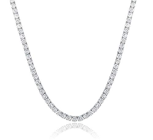 テニスチェーンネックレス シルバー925 silver925 ジルコニア シルバー925 チョーカーネックレス テニスチェーン シルバー