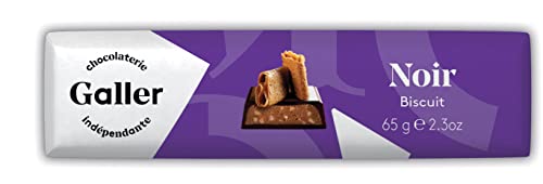 Galler, Dark Belgian Chocolate Bar with Wafer, 65g