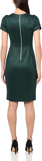 Image of Calvin Klein Tulip Sleeve Floral Sheath