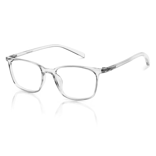 LENSKART BLU | Zero Power Blue Cut Computer Glasses | Gaming Glasses | Anti Glare, Lightweight & Blocks Harmful Rays | UV Protection Specs | Men & Women | Medium | LB E13526