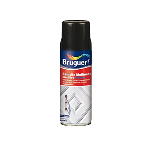 Bruguer Esmalte sintético 5197993 Spray Multiusos Negro 400 ml Mate
