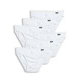 Jockey Men's Underwear Elance Bikini - 6 Pack, Diamond White, L