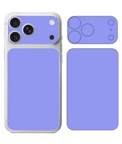 Calcomanías traseras de teléfono compatibles con iPhone 17 Pro Max lavanda vinilo protector 2