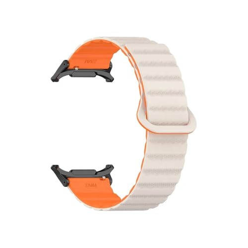 [PLYYQZM] ɍ Sam su ng Galaxy Watch 7 Ultra 47mmpVRuXbg ԂȂ[vXgbv J[uGhohɓK(Starlight orange)