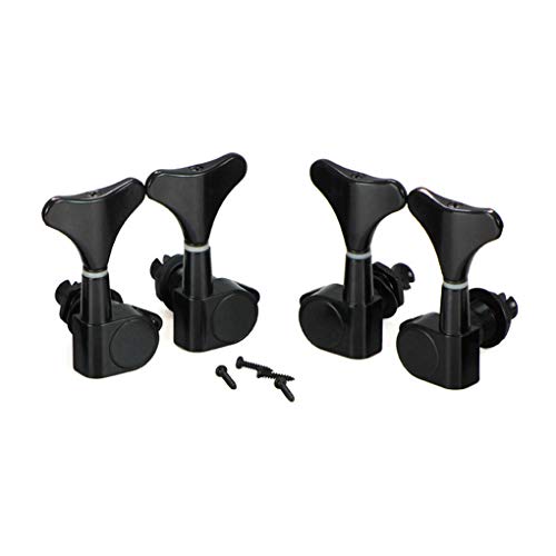IKN® 2L2R verzegelde Bass Tuning Pegs Keys Machine Head Tuners voor Bass Guitar Gotoh stijl, zwart