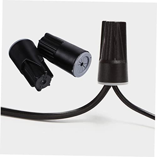 Connecteurs de fils noirs x50 pour éclairage extérieur et câbles - 7