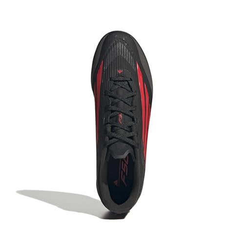 adidas Unisex-Adult F50 League in, Black/Lucid Red/Black, 8.5 - image 3