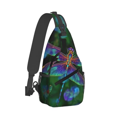 Bolso Dragonfly Crossbody Casual para Hombre y Mujer miniatura 2