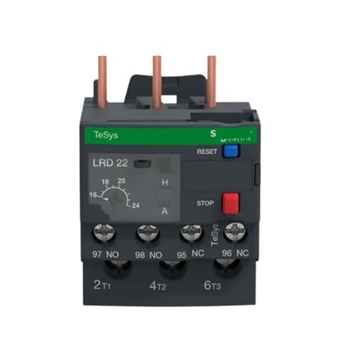 Relais de surcharge thermique LRD22C et contact de protection thermique de courant 16-24 A