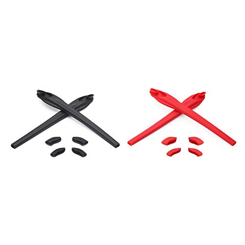 Image of Eye Opening Stuff Replacement Earsocks & Nosepiece Rubber Kits Compatible with Oakley Flak 2.0 /Flak 2.0 XL OO9188 Sunglasses