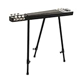 Gear4music Lap Steel Kit de guitare avec support, glissière Tonebar et housse de transport
