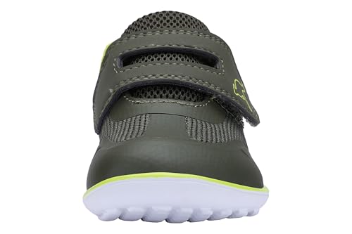 KangaROOS K-BFI Flow V buty dla chłopców unisex dla dzieci, zielone (Military Green/Lime, 25 EU, Military Green Lime, 25 EU