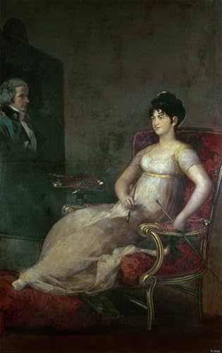 Tableaux Goya marquise de Villafranca impression sur toile decoration maison 60x90cm