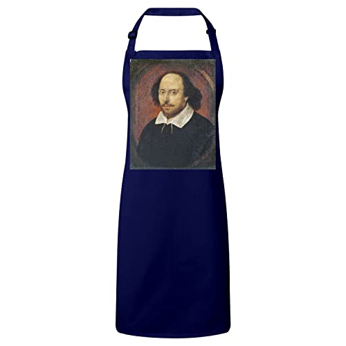 Tablier cuisine William Shakespeare portrait d'écrivain, idée cadeau idéale pour littéraires