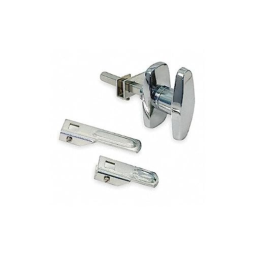 Cam Latch, Nonlocking, Chrome, T Handle