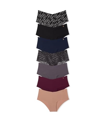 Image of Victoria's Secret Women's No Show Cheeky Underwear, Minimal Coverage Panties for Women, Multi Pack (XS-XXL)
