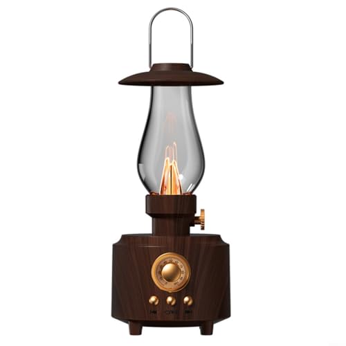 Lampe à kérosène audio sans fil en bois pour sublimer vos soirées de camping et pique-nique