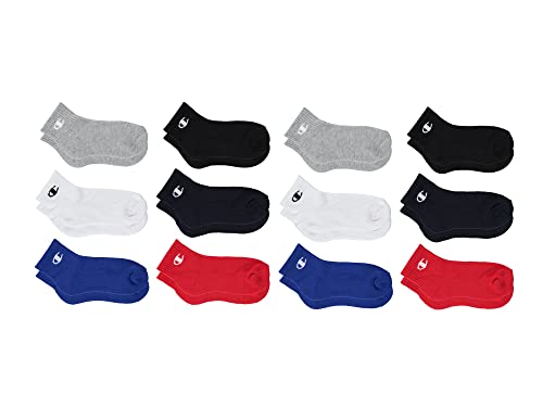 Champion Kids' 12-Pack Quarter Socks