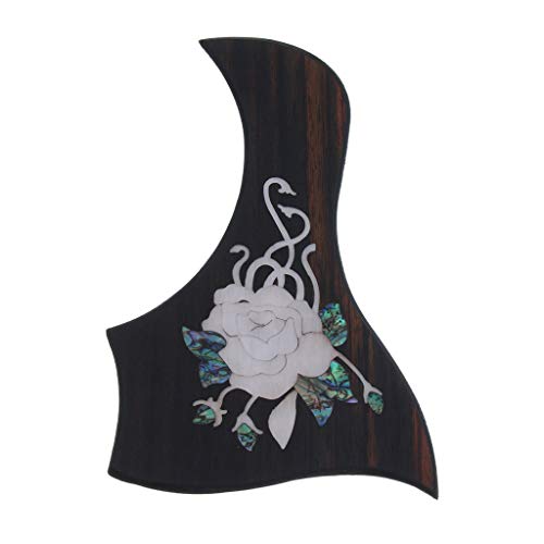 Pickguard en bois massif pour guitare acoustique 101,6 cm 104,4 cm - Les Beatles, Paul McCartney, John Lennon, RIngo Starr, George Harrison Pickguard en bois massif pour guitare acoustique 101,6 cm 104,4 cm