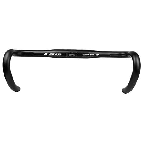 Manillar PLATT de aleación de aluminio para bicicleta de carretera 31,8mm, 400MM Cover