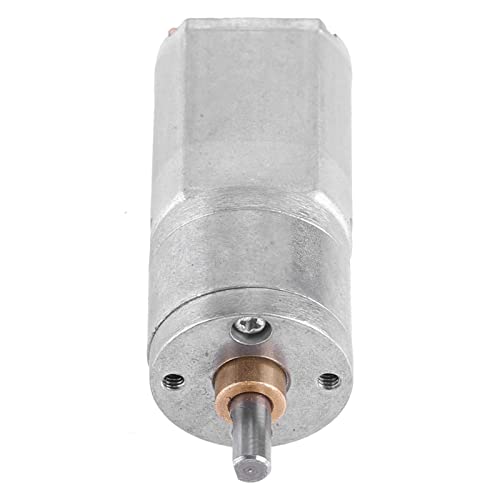 DC 12V Electric Gear Motor High Torque Speed Reduction Motor 30RPM with Centric Output Shaft 4mm Dia for DIY Engine Toys