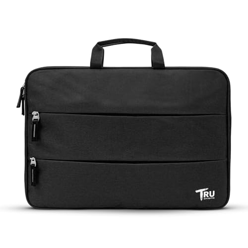 Image of Laptop Sleeve /Pouch /Case /Bag with Handle & Two Front Accessory Pockets - Compatible with Apple, Dell, Lenovo, Asus, HP, Samsung, Mi, MacBook & Notebooks