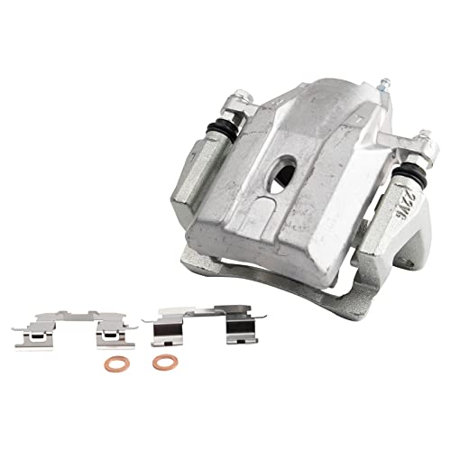 Image of TRQ Front Left Brake Caliper w /Bracket Drivers Side | For 2004-2009 Toyota Prius