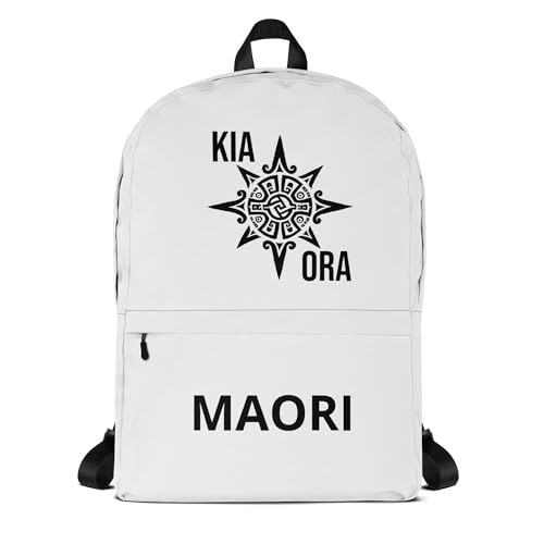 Sac à dos Maori robuste avec motif culturel pour voyage et sport