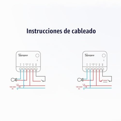 Interruptor inteligente WiFi Mini R4 para controlar luces por voz 7