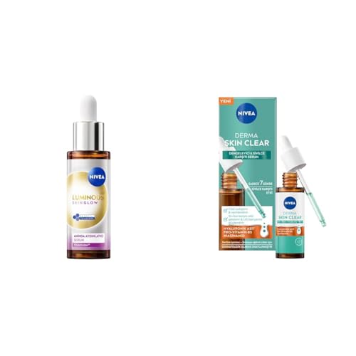 Luminous630 Skin Glow Aydınlatıcı Serum 30 ml ve Derma Skin Clear Karşıtı Serum, Niasinamid