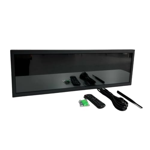 Image of 24.5 Inch (597.9x168.2mm Viewable) Commercial Ultra-Wide LCD Shelf Display | Android Stretched Bar Screen | Cloud, App & USB Playback