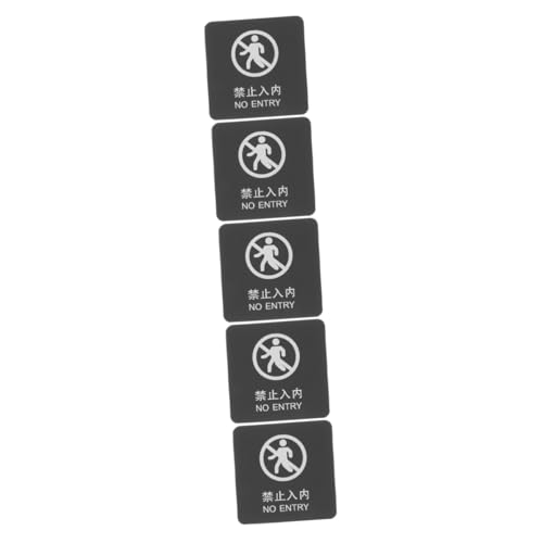 Aucun signe d'entrée en plaque acrylique pour bureaux et cabinets médicaux