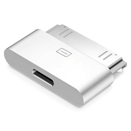 Image of Verilux 30-Pin to Lighting Adapter, 8-Pin Female to 30 Pin Male Dock Connector for iPhone Charging & Sync Support for iPhone 4 /4s /3G /3Gs, iPad 3 /2 /1, iPod Nano 5th /6th, iPod Touch 3rd /4th