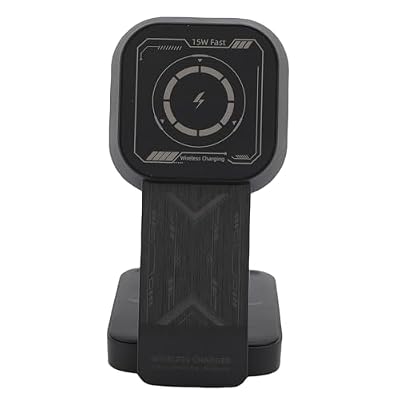 Halearo 15W Wireless Charging Station 3 in 1 Magnetic Phone Wireless Charger Stand Dock for Multiple Devices