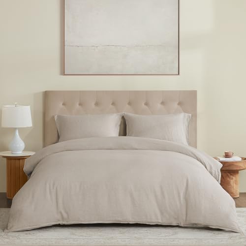 DAPU 100% Linen Duvet Cover, Pure Natural French Flax...
