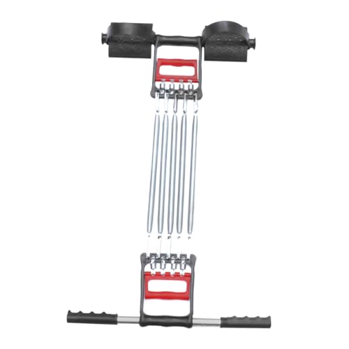 Extenseur de musculation pour muscler pectoraux et épaules en acier noir compact