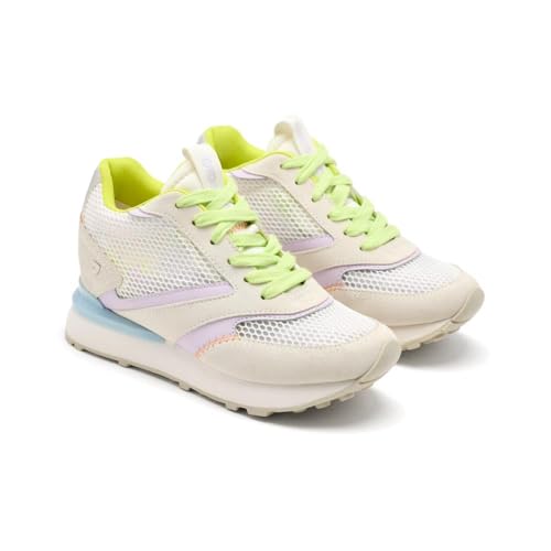 Zapatillas CUÑA Piel Y Rejilla LARRABEE