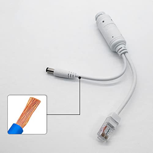 48V a 12V POE Splitter con módulo adaptador de video y alimentación para inyección y extensión de cámara miniatura 6
