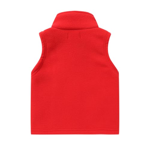 Image of Mud Kingdom Boys Girls Polar Fleece Vest Winter Thick Warm Outerwear Funny Cartoon