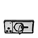 URBAN ARMOR GEAR UAG Designed for iPhone 17 Pro Max Case with Kickstand Plasma XTE - Compatible with MagSafe Transparent Military Grade Protective Cover, Black/Clear