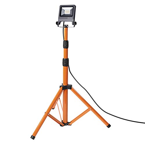 Preisvergleich Produktbild LEDVANCE LED Arbeitslicht, Leuchte für Außenanwendungen, Kaltweiß, Tripod-Ständer, LED Worklight, 1 x 20 Watt