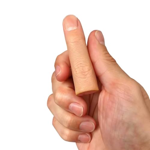 Custom Silicone Finger Prosthesis Realistic Individual Fake Finger for Missing Fingers or Cosmetic Enhancement Handmade Soft Silicone Cover for Amputees (index finger)