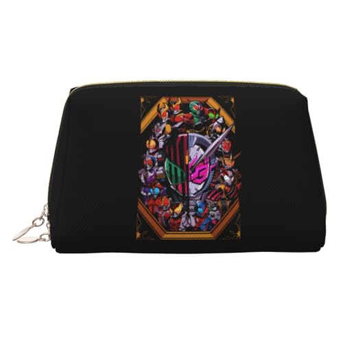 化粧ポーチ 仮面ライダー レディース メイクポーチ 化粧バッグ メンズ トラベルポーチ レザー 小物入れ かわいい おしゃれ 可愛い 化粧品収納 大容量 防水 多機能 旅行 持ち運び便利