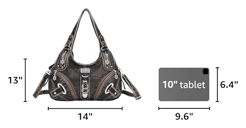 Image of Angelkiss Hobo Purses and handbags for Women Satchel Handbag Women Purses Large Daily Shoulder Bags