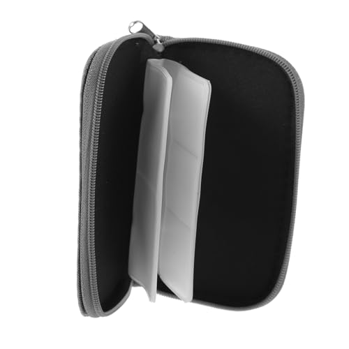 Mikikit Memory Card Storage Bag for / 22 Slots Portable Case Anti-Shock Easy Access Zipper Closure