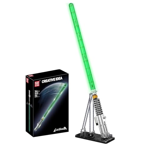 Mould King 10140 Technik MOC Lichtschwert-Baustein-Set Klassische Grün...